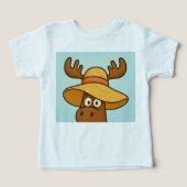 Sunhat Shenanigans – Peek-a-Boo Summer Tee for Kid (Design Vorderseite)