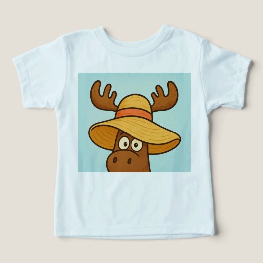 Sunhat Shenanigans – Peek-a-Boo Summer Tee for Kid (Design Vorderseite)