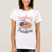 Sunhats und Freedom Patriotic T-Shirt (Vorderseite)