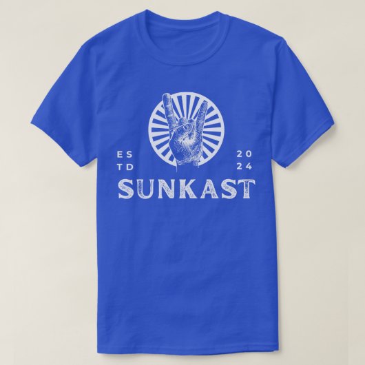 SunKast White T-Shirt (Design vorne)