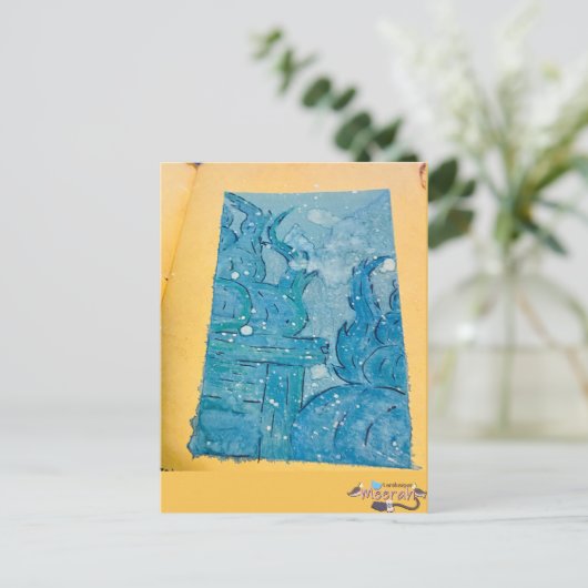 Sunken Lemuria Postkarte (Stehend Vorderseite)