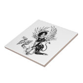 Sunken Liebe - Punk Rock Button Up Tattoo Fliese (Seite)