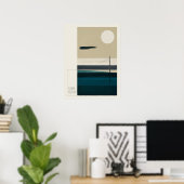 Sunken Meadow Kings Park Long Island Naturszene Poster (Heimbüro)