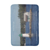 Sunken Rock Light Badematte (Vorderseite Vertikal)