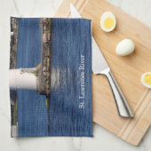 Sunken Rock Light Küchentücher (Viertel Falte)