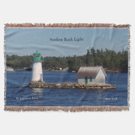 Sunken Rock Light-Wurfdecke Decke (Vorderseite)
