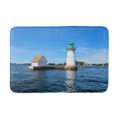 Sunken Rock Lighthouse, New York Bath Mat Badematte (Vorderseite)