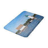 Sunken Rock Lighthouse, New York Bath Mat Badematte (Schrägansicht)