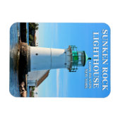 Sunken Rock Lighthouse, New York Flexi Magnet (Horizontal)