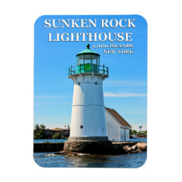 Sunken Rock Lighthouse, New York Flexi Magnet