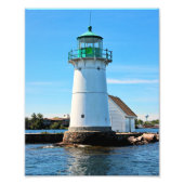 Sunken Rock Lighthouse, New York Foto Print (Vorne)
