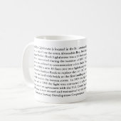 Sunken Rock Lighthouse, New York Kaffeetasse (Vorderseite Links)