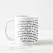 Sunken Rock Lighthouse, New York Kaffeetasse (Links)