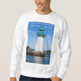 Sunken Rock Lighthouse, New York Sweatshirt