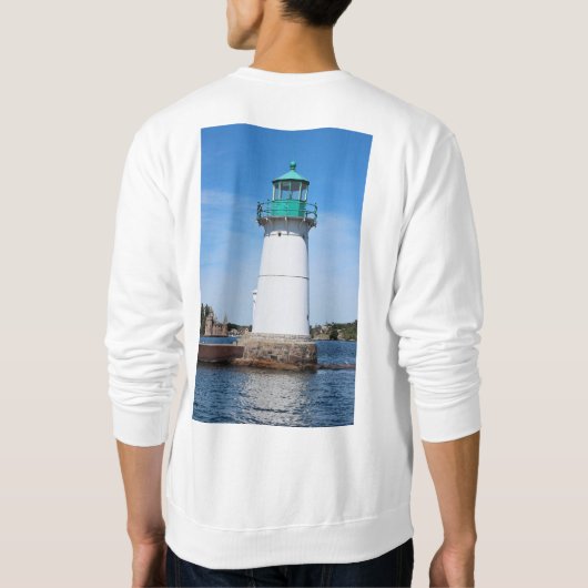 Sunken Rock Lighthouse, New York Sweatshirt (Rückseite)