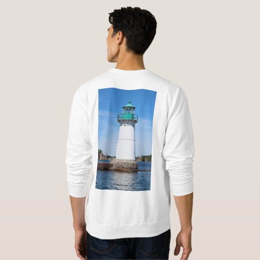 Sunken Rock Lighthouse, New York Sweatshirt (Schwarz voll)