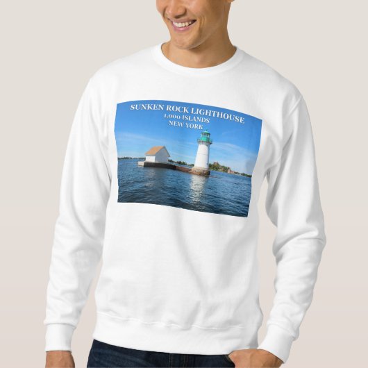 Sunken Rock Lighthouse, New York Sweatshirt (Vorderseite)