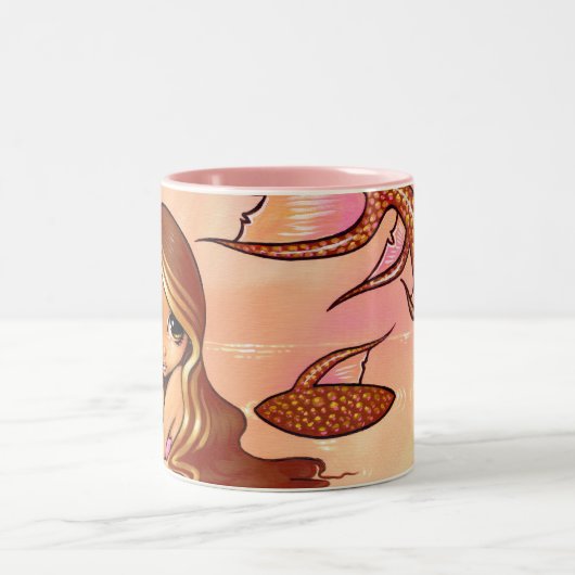 "Sunkissed Meerjungfrau-" Tasse (Mittel)