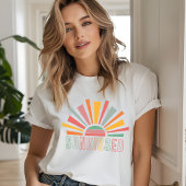 Sunkissed Retro Sun Summer Beach Urlaub Tri-Blend Shirt