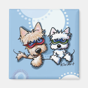 Sunkissed Terrier-Magnet Magnet