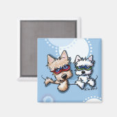 Sunkissed Terriers Magnet (Vorderseite/Rückseite)