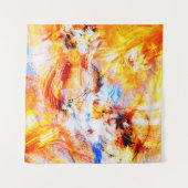 Sunlight. Abstract beautiful multicolor bright art Wandteppich (Vorderseite (Horizontal))