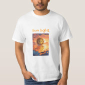 Sunlight Art Printed T - Shirt (Vorderseite)