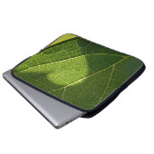 Sunlight Heart Leaf Electronic Bag Laptopschutzhülle (Vorne Knopf)