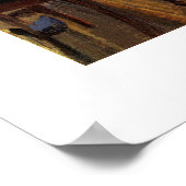 Sunlight in the blue room art by Anna Ancher Poster (Ecke)