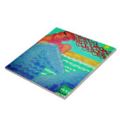 Sunlight Mermaid Abstrakte Kunst Fliese (Seite)