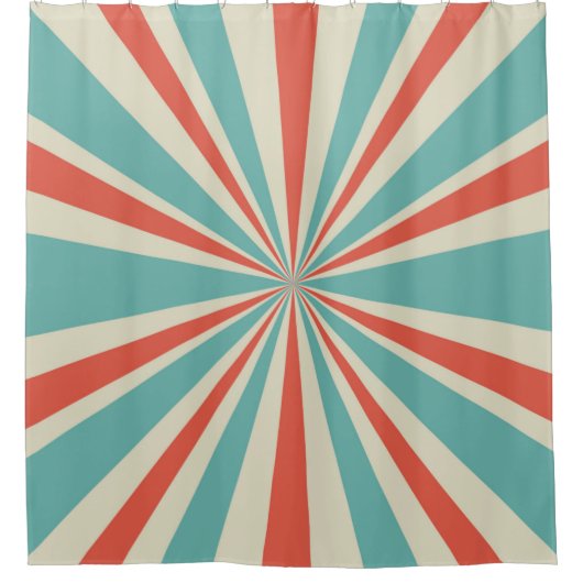 Sunlight retro horizontal background. Pale red and Duschvorhang (Vorderseite)