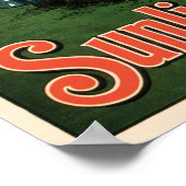 SUNLIGHT SEIFE Schweizer Wäscherei Reinigungsmitte Poster (Ecke)