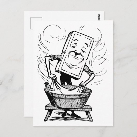 "Sunlight Soap Advertisement" Postkarte (Vorne/Hinten)