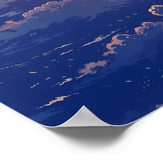 Sunlit Atmosphere - Lebhafter Illustrationsstil Ar Poster (Ecke)