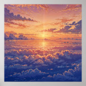 Sunlit Atmosphere - Lebhafter Illustrationsstil Ar Poster (Vorne)