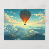 Sunlit Balloon Ride Postkarte (Vorderseite)