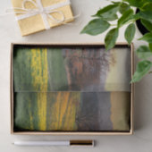 Sunlit Barns inmitten grüner Hügel Seidenpapier (Geschenk)