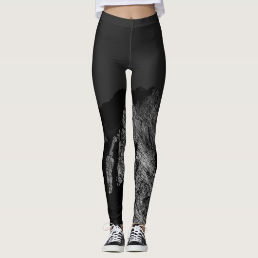 Sunlit Berge Leggings (Vorderseite)
