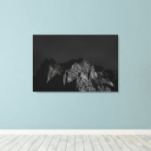 Sunlit Berge Leinwanddruck (Insitu (Holzboden))