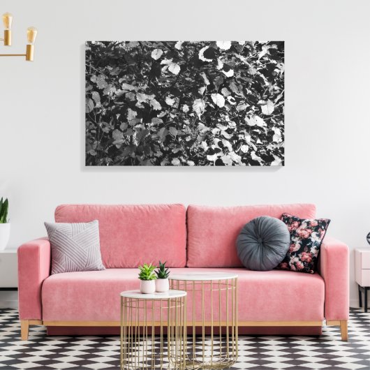 Sunlit Blätter Leinwanddruck (Insitu (Wohnzimmer))