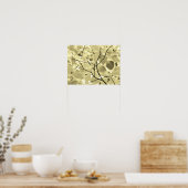 Sunlit Blätter Poster (Küche)