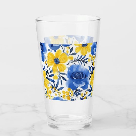 Sunlit Bloom Glass Glas (Rückseite)