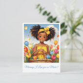 " SUNLIT BLOOM " POSTKARTE (Stehend Vorderseite)