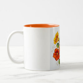 Sunlit Blossoms Ceramic Mug Zweifarbige Tasse