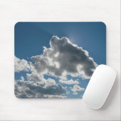 Sunlit Clouds Under Open Sky Mousepad (Mit Mouse)