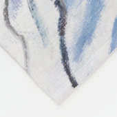 Sunlit Colorado Mountain Snow Scene Fleecedecke (Ecke)