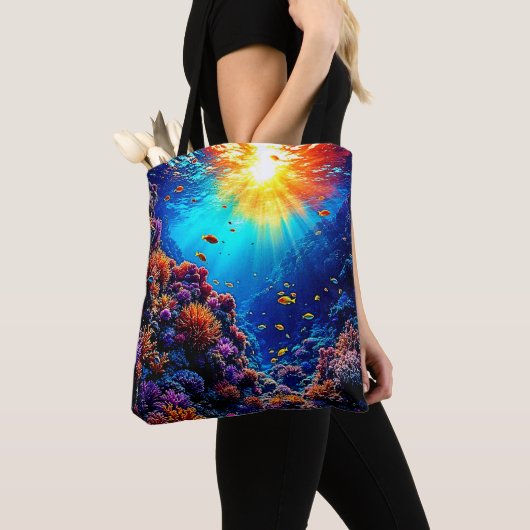 Sunlit Coral Reef Wonderland Tasche (Von Nahem)