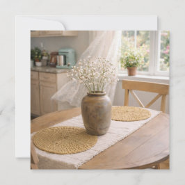 Sunlit Cottage Table Card – French Country Karte