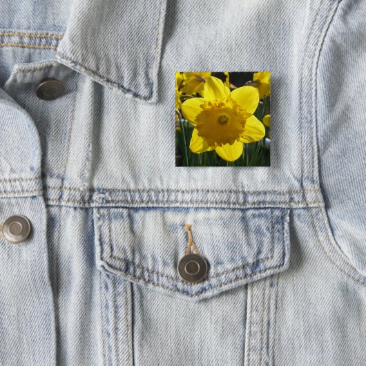 Sunlit Daffodil Button (Beispiel)