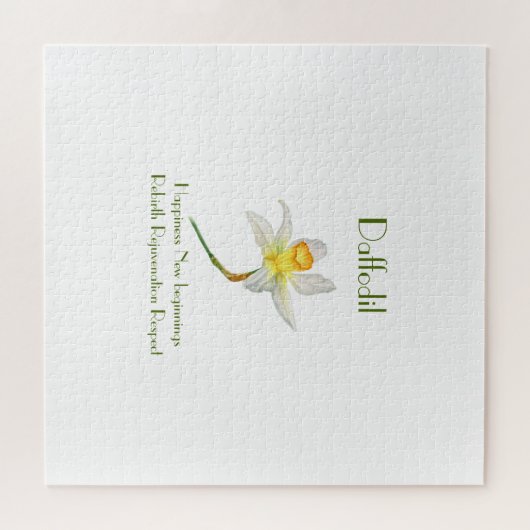 Sunlit Daffodil mit Blume Puzzle (Horizontal)